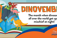 Image for event: Dinovember Find a Dino in the Library!