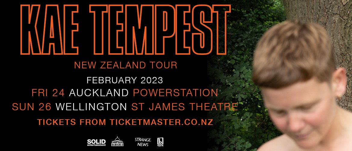 Kae Tempest New Zealand Tour 2023 - Auckland