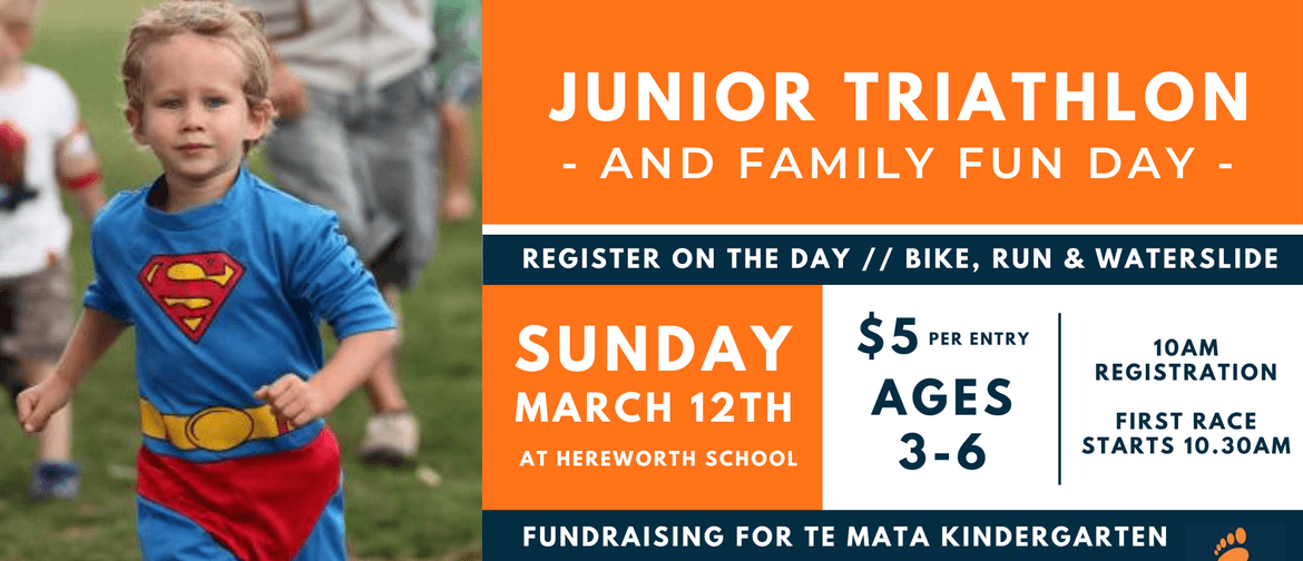 Te Mata Kindergarten's Junior Triathlon and Family Fun Day