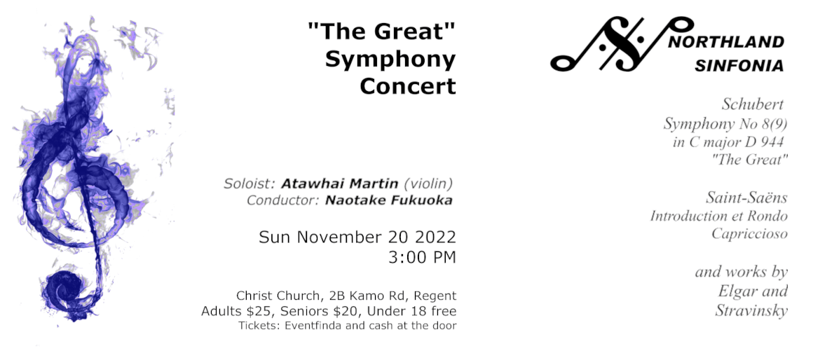 Northland Sinfonia Presents: "The Great" Symphony Concert