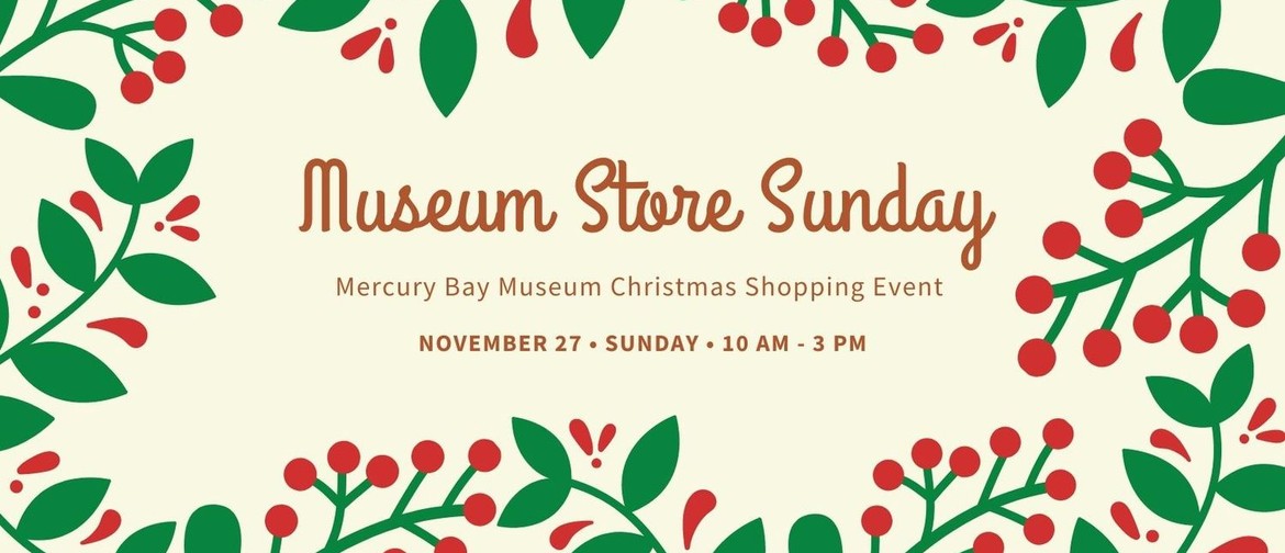 Museum Store Sunday - Christmas Shopping Event