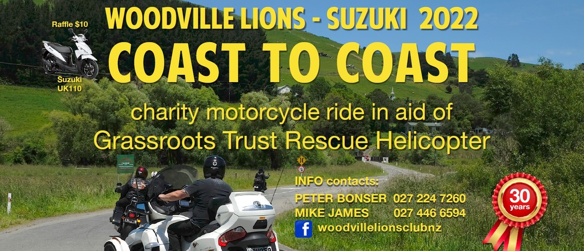 Woodville Lions - Suzuki 2022 Coast to Coast