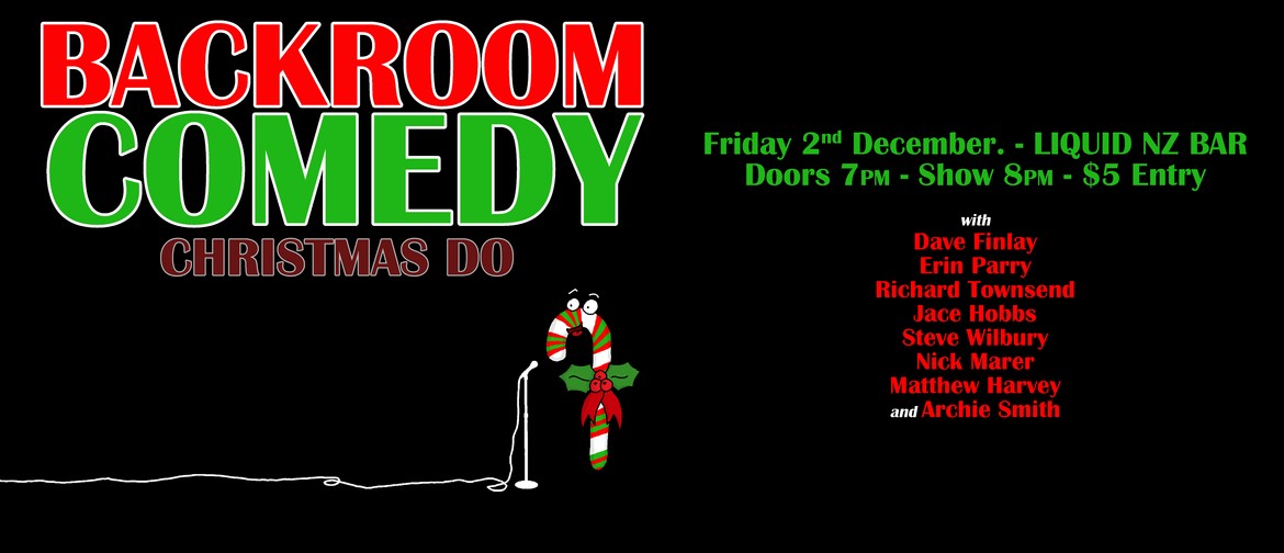 Backroom Comedy Christmas Do