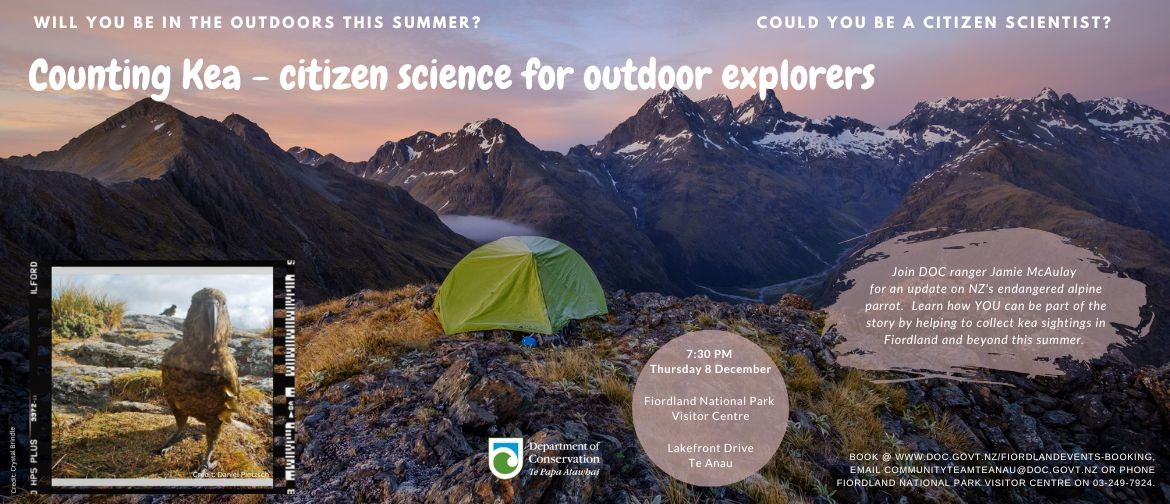 Counting Kea - Citizen Science for Outdoor Explorers