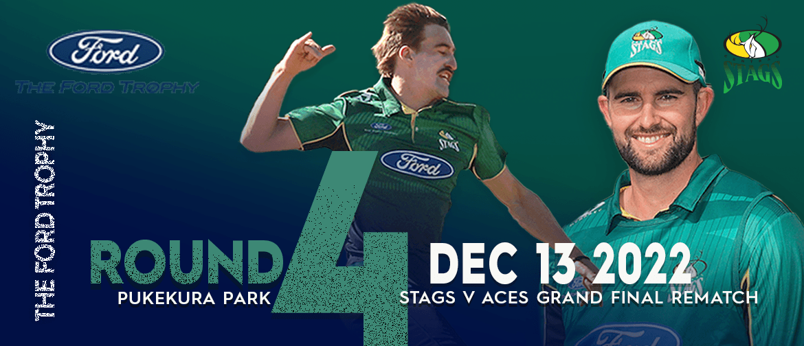 Free Ford Trophy • Central Stags v Auckland Aces One-Dayer