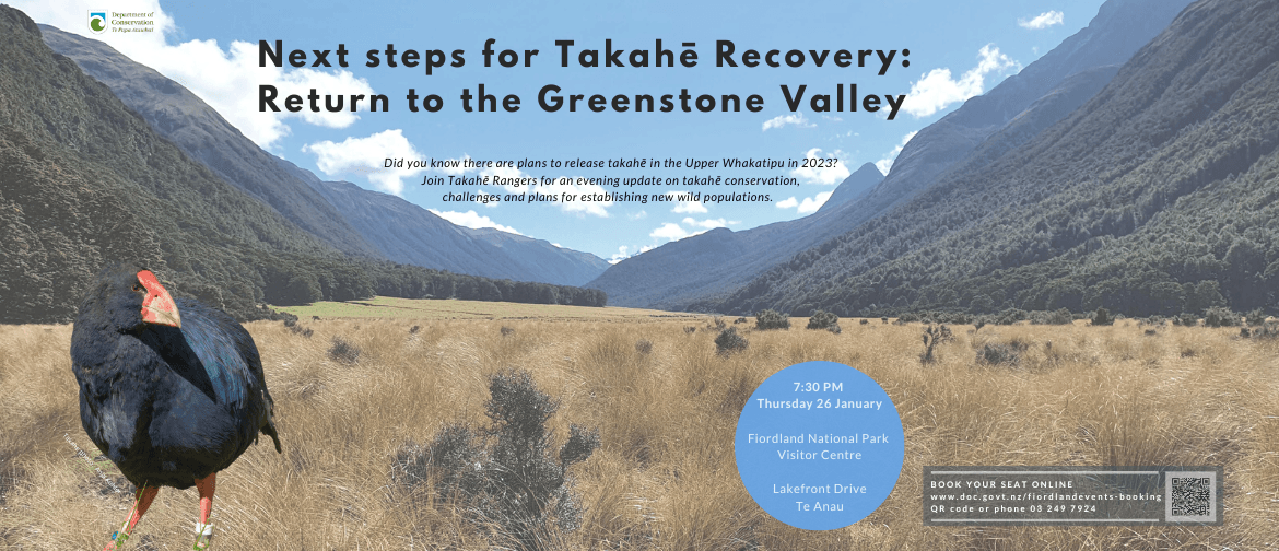 Next steps for takahē: return to the Greenstone Valley