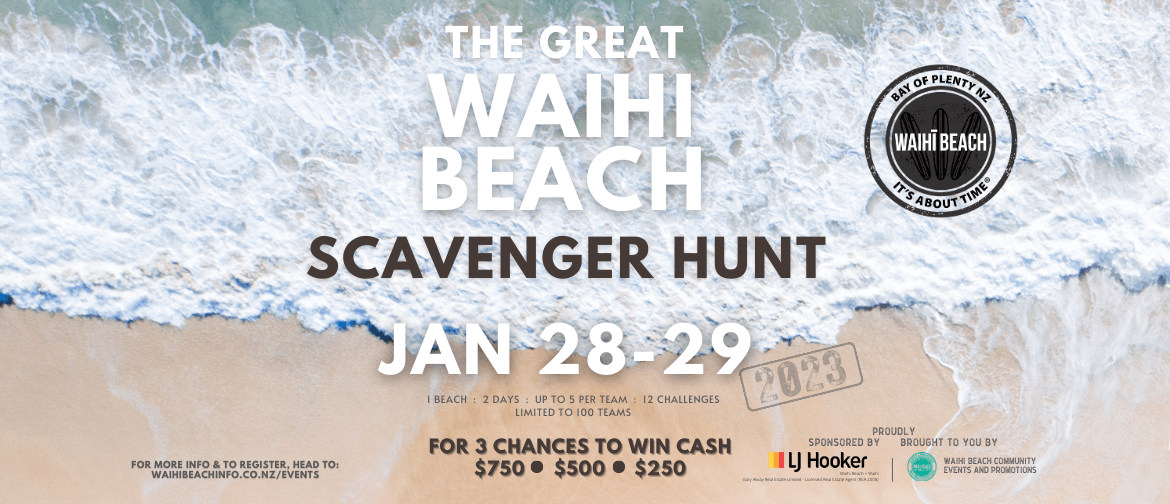 The Great Waihi Beach Scavenger Hunt 2023