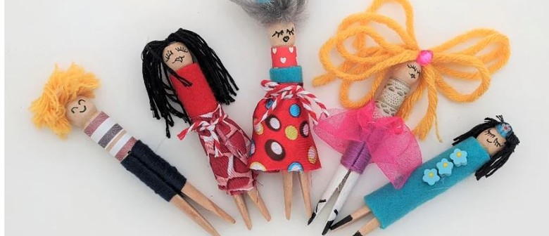 Kids Peg Dolls Craft Workshop