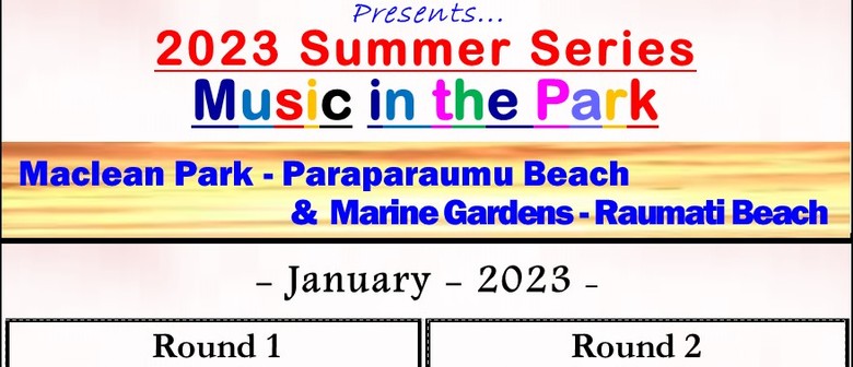 Summer Music in Gardens, Marine Gardens, Raumati Beach