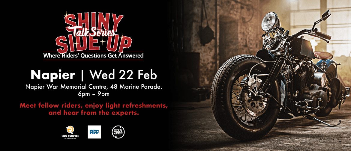Shiny Side Up Talk Series - Napier: CANCELLED
