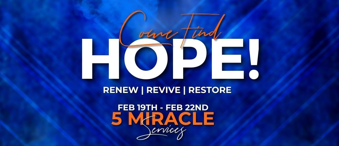 There Is Hope ! Revival With Evangelist Dan Villani