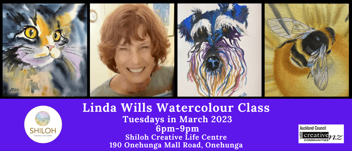 Art Collective Project with Watercolour Artist Linda Wills