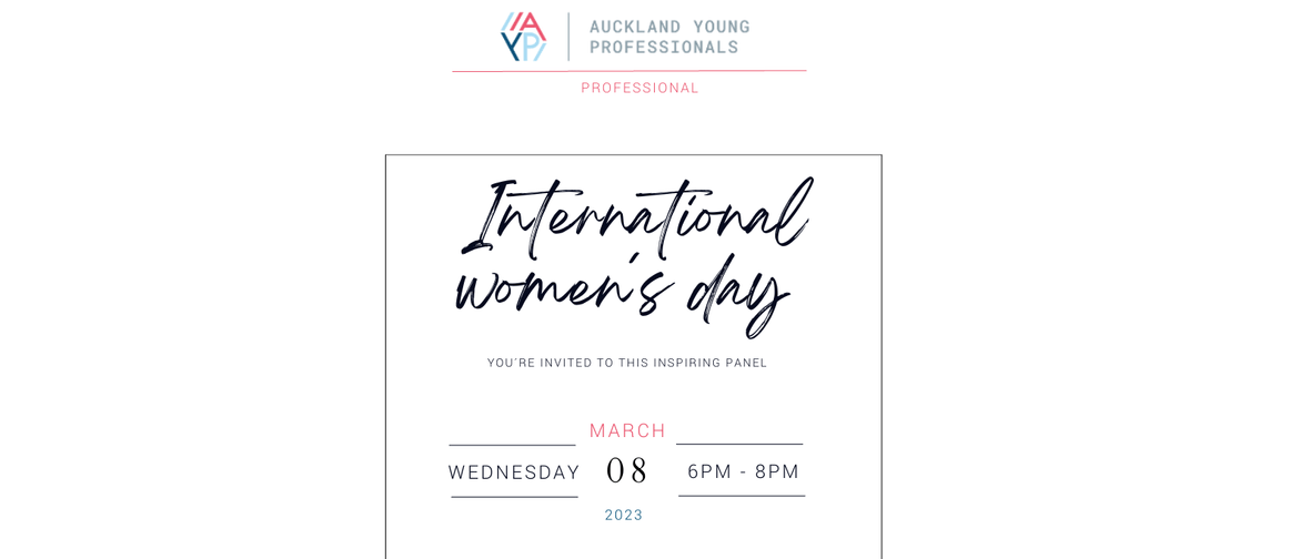 AYP International Women's Day Panel