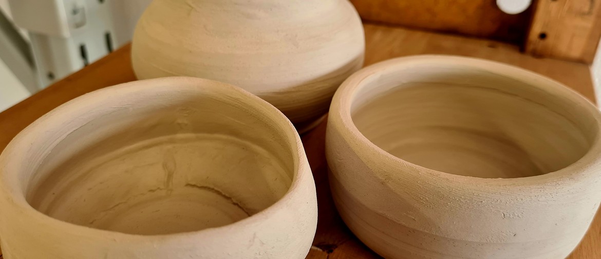 Give it a Throw!  One-off workshop on a potter's wheel