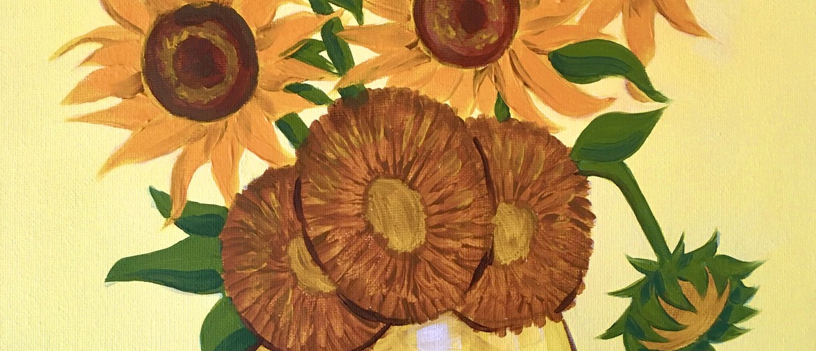 Paintvine in the Park - Van Gogh Sunflowers