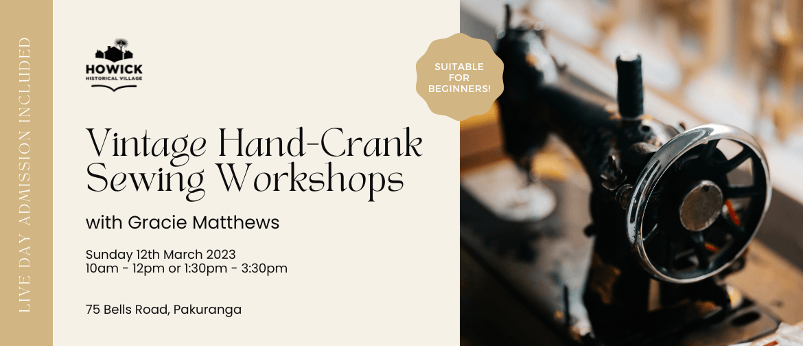 Vintage Hand-Crank Sewing Workshops | Gracie Matthews