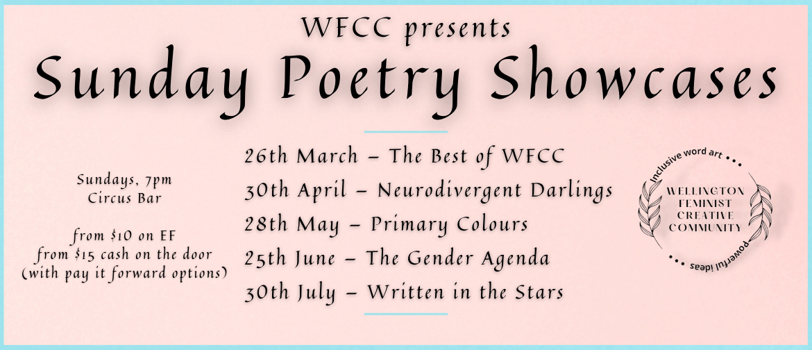 WFCC presents Sunday Poetry Showcases