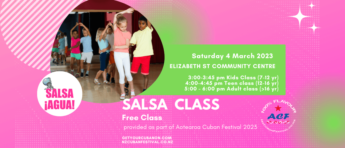 Free Kids (7-12 yrs) Salsa Class