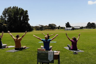 Outdoor Yoga at Waikanae Park