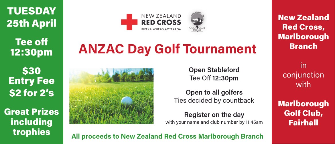 NZ Red Cross Anzac Day Golf Tournament