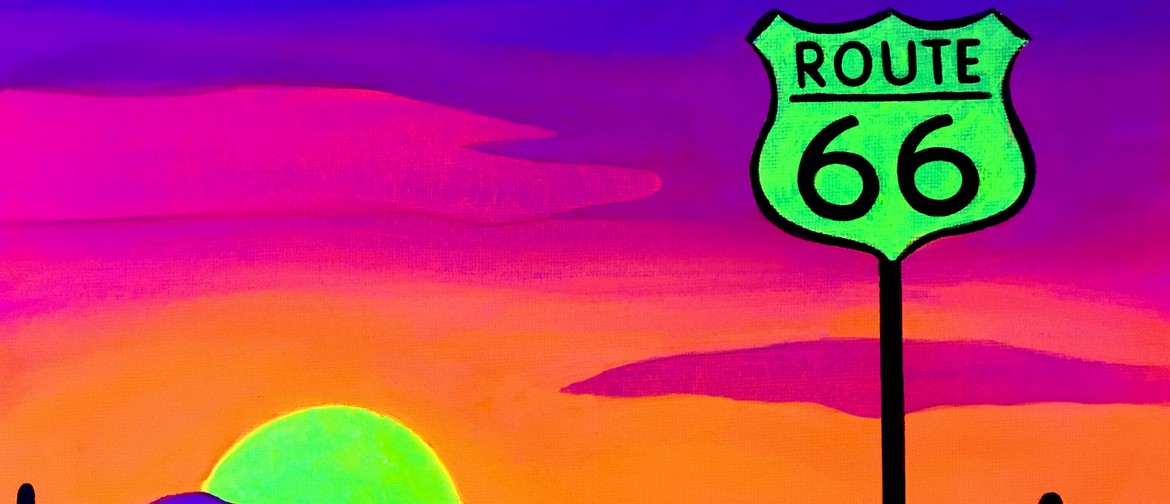 Glow in the Dark Paint Party - Route 66