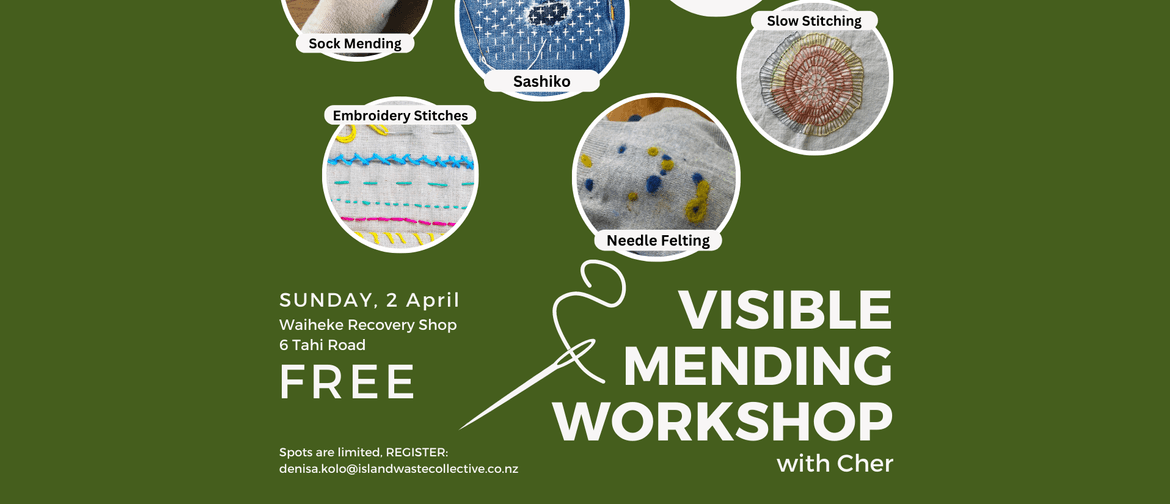 Visible Mending Workshop with Cher– EcoFest
