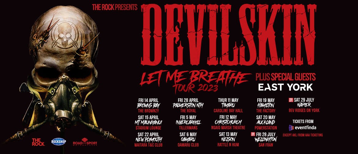 Devilskin - Let Me Breathe NZ Tour 2023 Devilskin - Let Me Breathe NZ Tour 2023