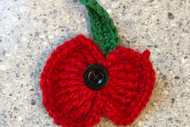 Crocheting ANZAC Poppies