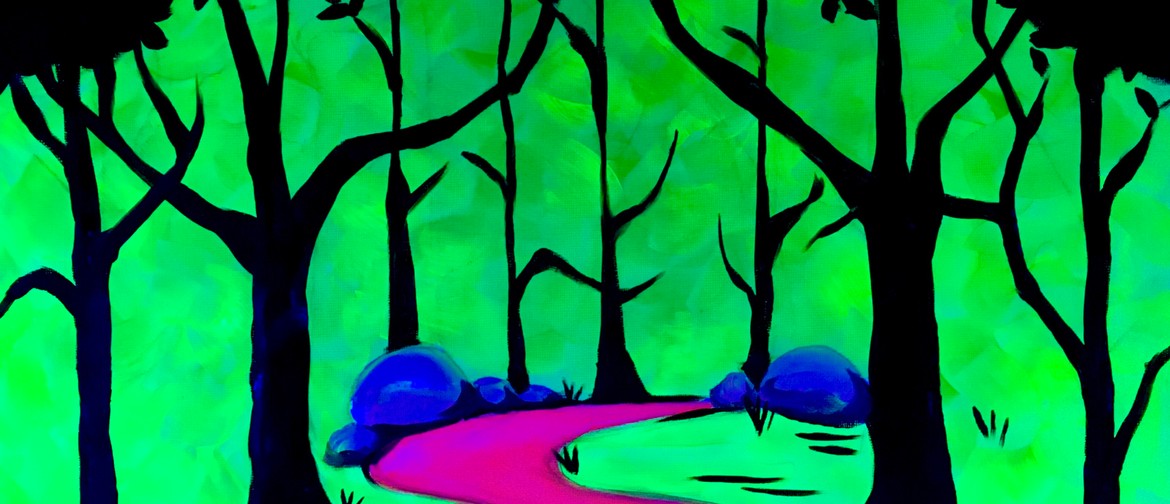 Glow in the Dark Paint Party - Enchanted Forest