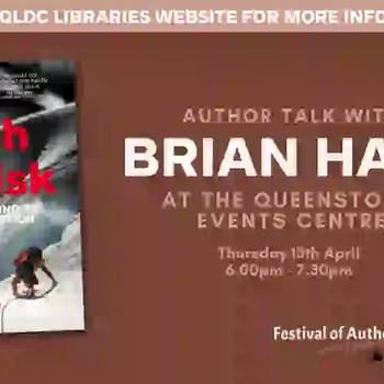 Brian Hall Author Talk at Queenstown Events Centre