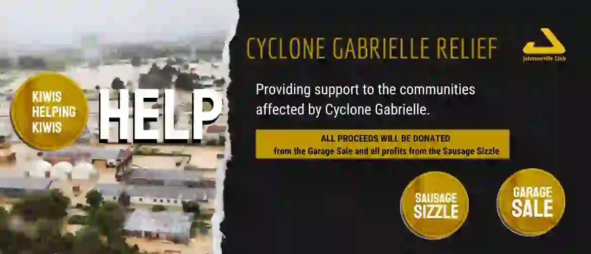 Cyclone Gabrielle Fundraising Garage Sale and Sausage Sizzle