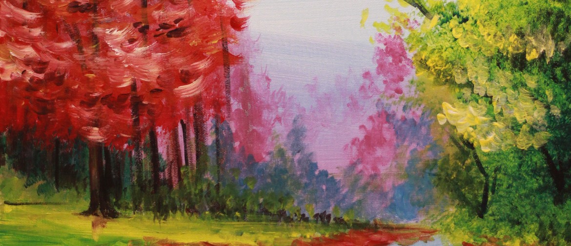 Paint & Chill - Colourful Trees!
