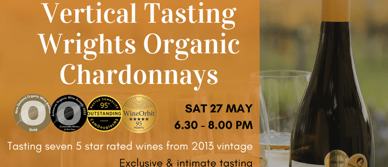 Vertical Tasting Wrights Organic Chardonnays