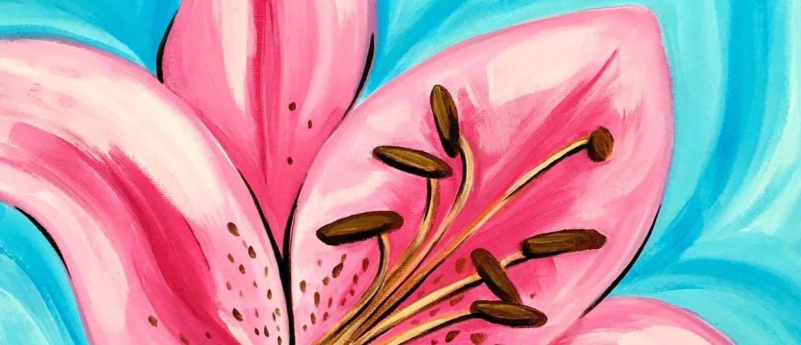 Wellington Paint and Wine Night - Pink Petals & Blue Skies: CANCELLED