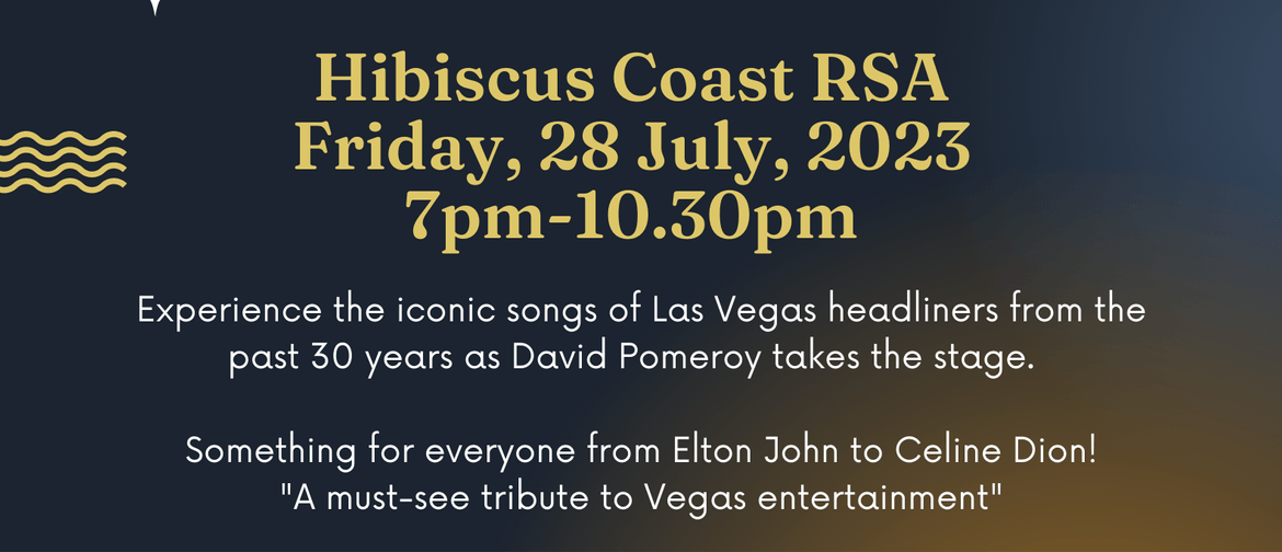 Viva Las Vegas - A Night With The Talented David Pomeroy