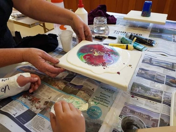 Paint Pouring for Beginners Christchurch Eventfinda