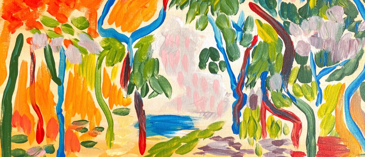 Auckland Paint and Wine Night - Matisse Landscape
