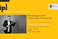 Inaugural Professorial Lecture – Professor Ian Barber