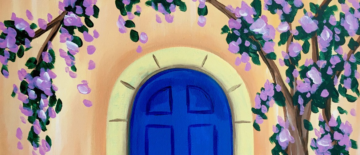 Auckland Paint and Wine Night - Doorway to Athens