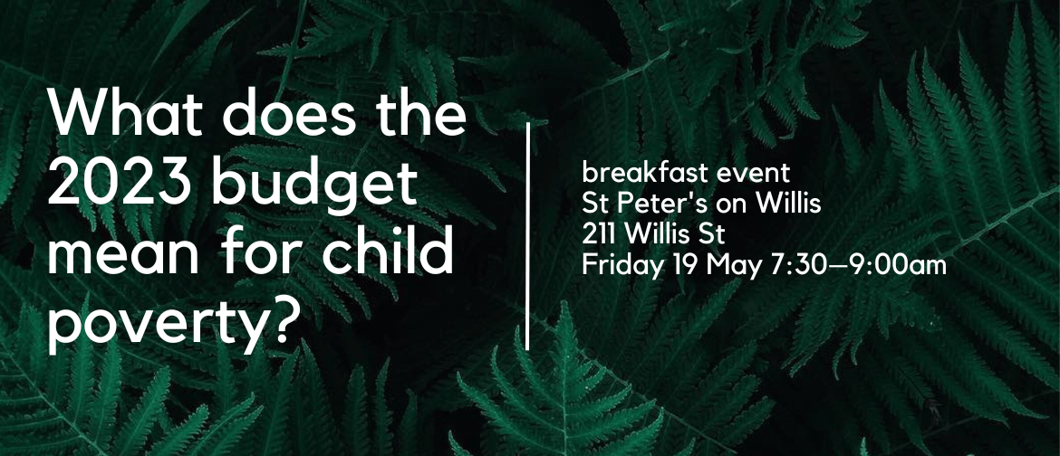 Post-Budget Analysis on Child Poverty: Breakfast Event