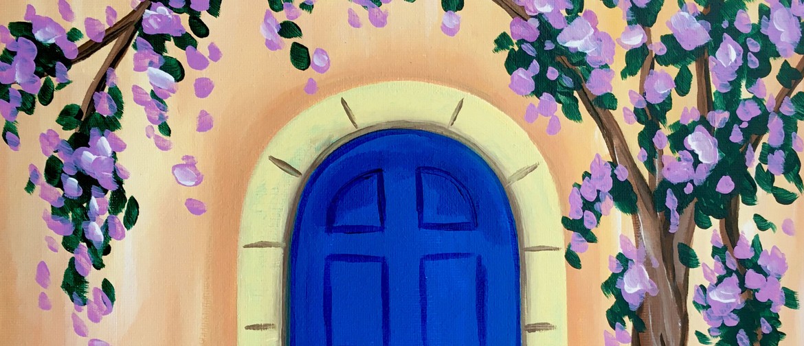 Whangārei Paint and Wine Night - Doorway to Athens