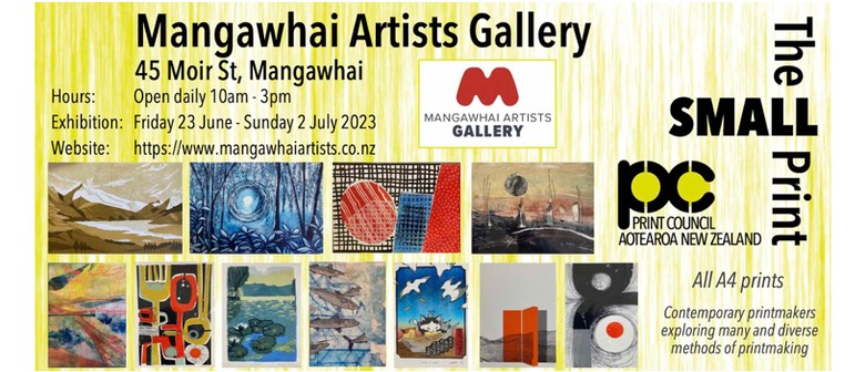 PCANZ Small Print Exhibition Series 2023 - Mangawhai