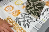 Winter Warmers Crafts Workshops - Fabric Print Making