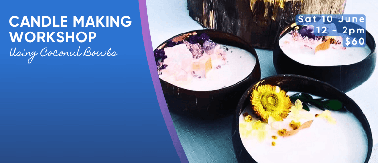 Candle Making with Coconut Bowls