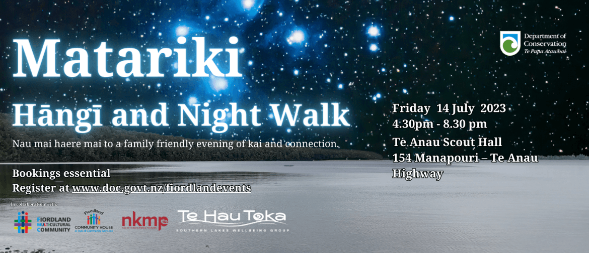 2023 Matariki Dinner and Night Walk