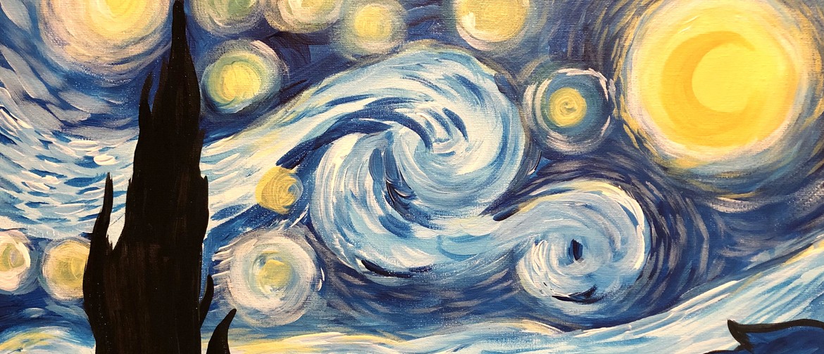 Queenstown Paint and Wine Night: A Starry Night