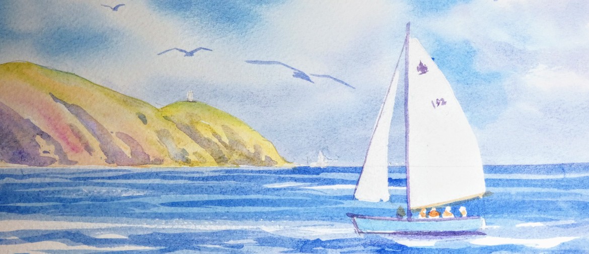 July School Holiday Art Classes -  Sailing Past Pencarrow