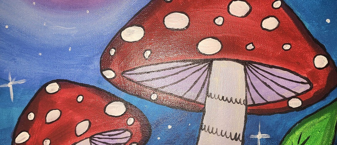 Paint and Wine - Evening Mushrooms : POSTPONED