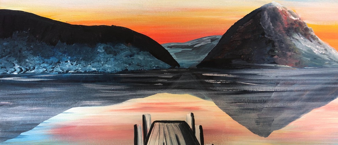 Auckland Paint and Wine Night - Sunset at the Wharf: CANCELLED