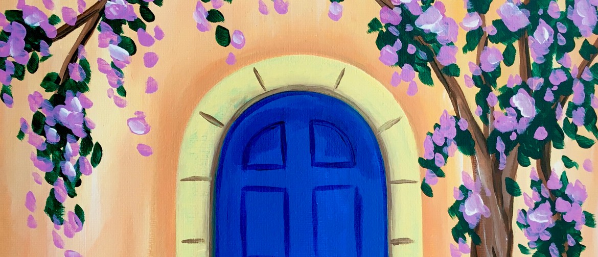 Auckland Paint and Wine Night - Doorway to Athens